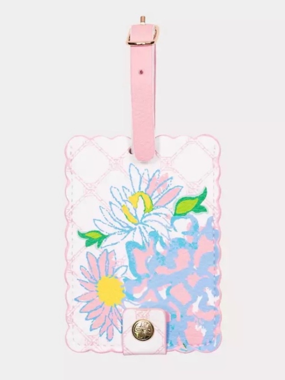 NWT Lilly Pulitzer Lilly Garden Home Scallop Luggage Tag